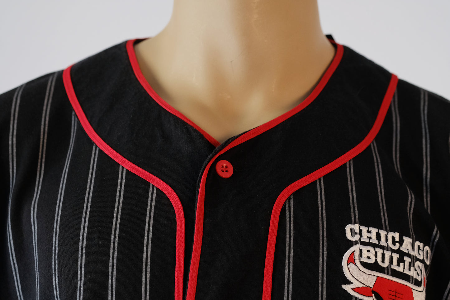 Starter Chicago Bulls NBA Striped Baseball jersey